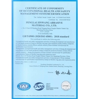 CERTIFICATE OF CONFORMITY OF OCCUPATIONAL HEALTH AND SAFETY MANAGEMENT SYSTEMCERTIFICATION