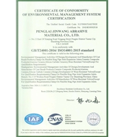 CERTIFICATE OF CONFORMITY OF ENVIRONMENTAL MANAGEMENT SYSTEM CERTIFICATION