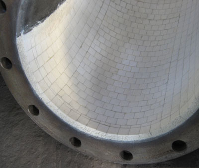 productive process of ceramic composite elbow